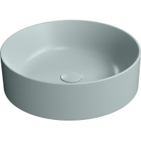GSI KUBE X keramické umývadlo na dosku, priemer 45cm, ghiaccio mat 942715