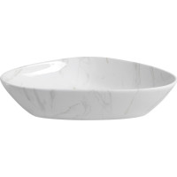 Sapho DALMA keramické umývadlo na dosku, 58, 5x39 cm, carrara MM217