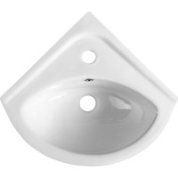 Aqualine LUIGI keramické umývadlo rohové 34x34 cm, biela FS161