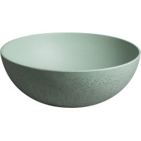 Sapho FORMIGO betónové umývadlo na dosku, Ø 39cm, zelená FG323