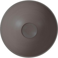 Sapho MINOR betónové umývadlo na dosku, Ø 26cm, tmavo hnedá MR26015