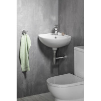 Aqualine LUIGI keramické umývadlo rohové 34x34 cm, biela FS161