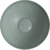 Sapho MINOR betónové umývadlo na dosku, Ø 26cm, zelená MR26023