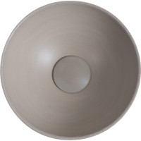 Sapho MINOR betónové umývadlo na dosku, Ø 26cm, piesková MR26014