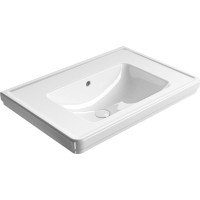 GSI CLASSIC keramické umývadlo 75x50cm, bez otvoru, biela ExtraGlaze 8787011