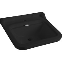 Kerasan WALDORF keramické umývadlo 60x55cm, čierna mat 4140K7