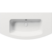 GSI PURA keramické umývadlo Slim oblé 102x52cm, bez otvoru, biela ExtraGlaze 8825011