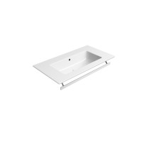 GSI PURA keramické umývadlo Slim 82x46cm, bez otvoru, biela ExtraGlaze 8885011