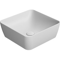 GSI SAND/NUBES keramické umývadlo na dosku 38x38cm, biela mat 903809