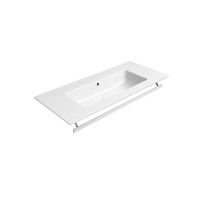 GSI PURA keramické umývadlo Slim 102x46cm, bez otvoru, biela ExtraGlaze 8886011