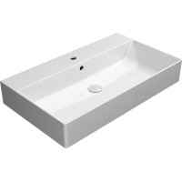 GSI KUBE X keramické umývadlo 80x47cm, brúsená spodná hrana, biela ExtraGlaze 94229111