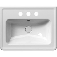GSI CLASSIC keramické umývadlo 60x46cm, 3 otvory, biela ExtraGlaze 8731311