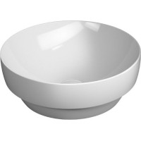 GSI PURA keramické umývadlo na dosku, priemer 40cm, biela ExtraGlaze 884611