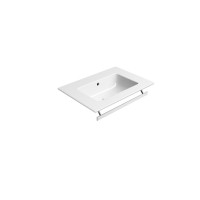 GSI PURA keramické umývadlo Slim 62x46cm, bez otvoru, biela ExtraGlaze 8884011