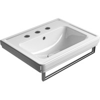 GSI CLASSIC keramické umývadlo 60x46cm, 3 otvory, biela ExtraGlaze 8731311