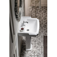 Aqualine ANTIK keramické umývadlo, 58x47 cm, biela AK102