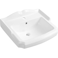 Aqualine ANTIK keramické umývadlo, 58x47 cm, biela AK102