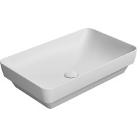 GSI PURA keramické umývadlo na dosku 60x38cm, biela mat 883709
