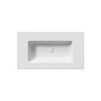 GSI PURA keramické umývadlo Slim 82x46cm, bez otvoru, biela mat 8885009