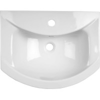 Aqualine ZERO keramické umývadlo nábytkové 55x43, 5cm, biela 6055