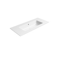 GSI PURA keramické umývadlo Slim 102x46cm, bez otvoru, biela ExtraGlaze 8886011