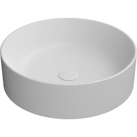 GSI KUBE X keramické umývadlo na dosku, priemer 45cm, biela mat 942709