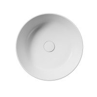 GSI KUBE X keramické umývadlo na dosku, priemer 45cm, biela mat 942709