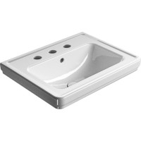 GSI CLASSIC keramické umývadlo 60x46cm, 3 otvory, biela ExtraGlaze 8731311