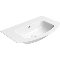 GSI PURA keramické umývadlo Slim oblé 82x49cm, bez otvoru, biela ExtraGlaze 8826011