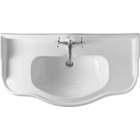 Kerasan RETRO keramické umývadlo 100x54,5cm, biela 105001