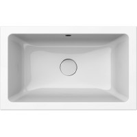 GSI KUBE X keramické umývadlo 60x37cm, zápustné, brúsená spodná hrana, biela ExtraGlaze 8953911