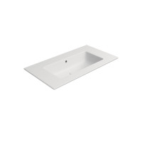 GSI PURA keramické umývadlo Slim 82x46cm, bez otvoru, biela mat 8885009