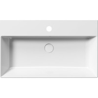 GSI KUBE X keramické umývadlo 80x47cm, brúsená spodná hrana, biela ExtraGlaze 94229111