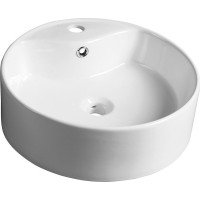Sapho YAKARTA keramické umývadlo na dosku, Ø 46 cm, biela BH7021