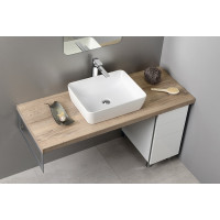 GSI SAND/NUBES keramické umývadlo na dosku 50x38cm, biela mat 903709