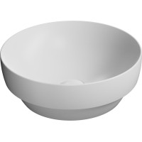 GSI PURA keramické umývadlo na dosku, priemer 40cm, biela mat 884609