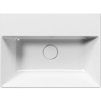 GSI KUBE X keramické umývadlo 50x37cm, brúsená spodná hrana, bez otvoru, biela ExtraGlaze 94479011
