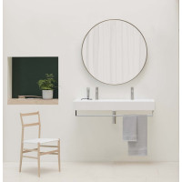 GSI KUBE X keramické umývadlo 120x47cm, brúsená spodná hrana, 2 otvory, biela ExtraGlaze 94249211