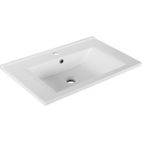 Aqualine ZUNO 65 keramické umývadlo nábytkové 65x45cm, biela 9065