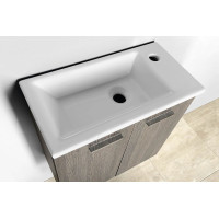 Aqualine ZUNO 50 keramické umývadlo nábytkové 50x25cm, biela 9050