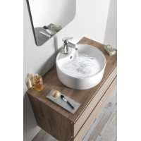 Aqualine Keramické umývadlo na dosku Ø 40 cm, biela 49413