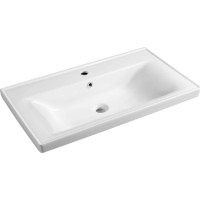 Aqualine SAVA 80 keramické umývadlo nábytkové 80x46cm, biela 2080