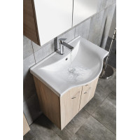 Aqualine ZARA 65 keramické umývadlo nábytkové 64, 5x46cm, biela 10065