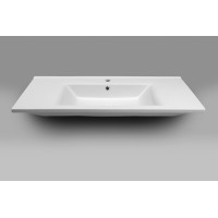 Aqualine ZUNO 100 keramické umývadlo nábytkové 100x45cm, biela 9100