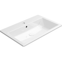 GSI KUBE X keramické umývadlo zápustné 70x46cm, biela ExtraGlaze 9437111