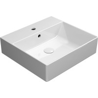 GSI KUBE X keramické umývadlo 50x47cm, brúsená spodná hrana, biela ExtraGlaze 94309111