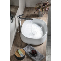 Sapho JUMPER keramické umývadlo na dosku, 50x40cm, biela WH071