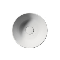GSI KUBE X keramické umývadlo na dosku, priemer 32cm, biela mat 943509