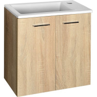 Aqualine ZUNO 50 keramické umývadlo nábytkové 50x25cm, biela 9050