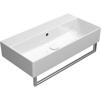 GSI KUBE X keramické umývadlo 70x37cm, bez otvoru, biela ExtraGlaze 9455011